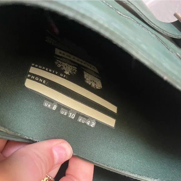 Hunter Green Tall Rain Boots - Picture 3 of 5